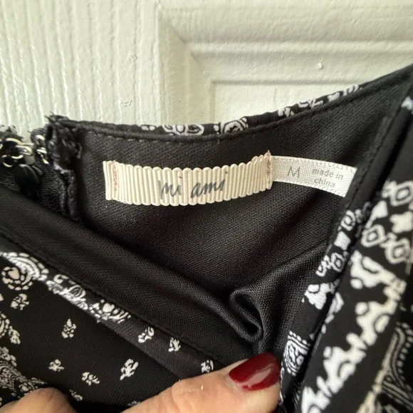 Miami Black and Gray Strapless Dress - Picture 2 of 3